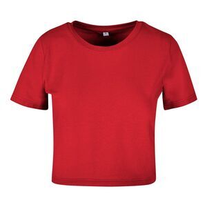 Build Your Brand Womens/Ladies Crop Top / City Red
